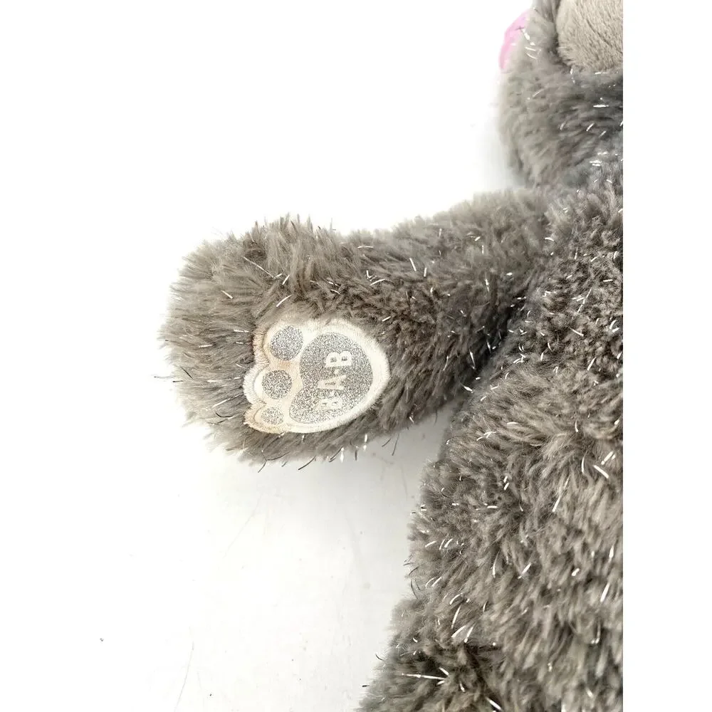 Build A Bear Violet Wolf 25th Anniversary Plush Gray Silver BAB Stuffed Animal